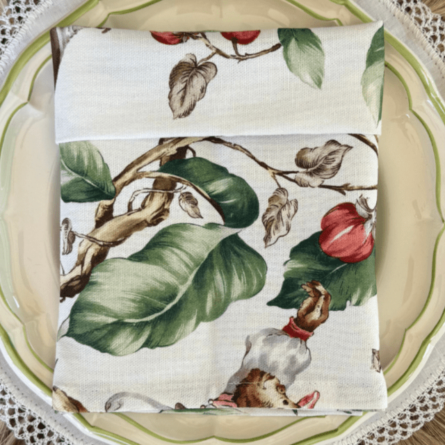 Servilleta de Algodón Estampado Petits Monkeys - La Compañía Francesa