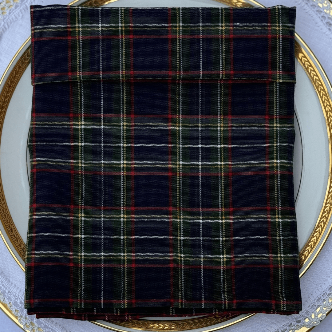 Servilleta Escocés Azul y Rojo - La Compañía Francesa