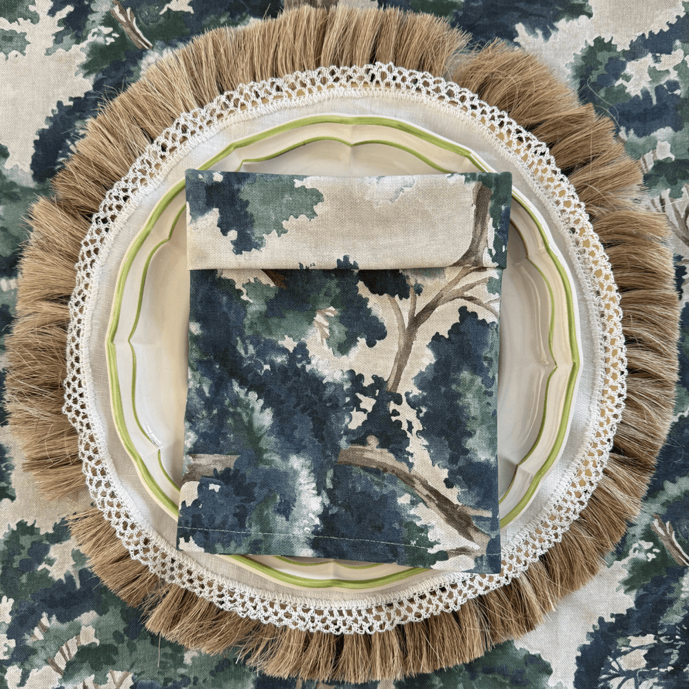 Servilleta Estampada La Forêt Blue - La Compañía Francesa