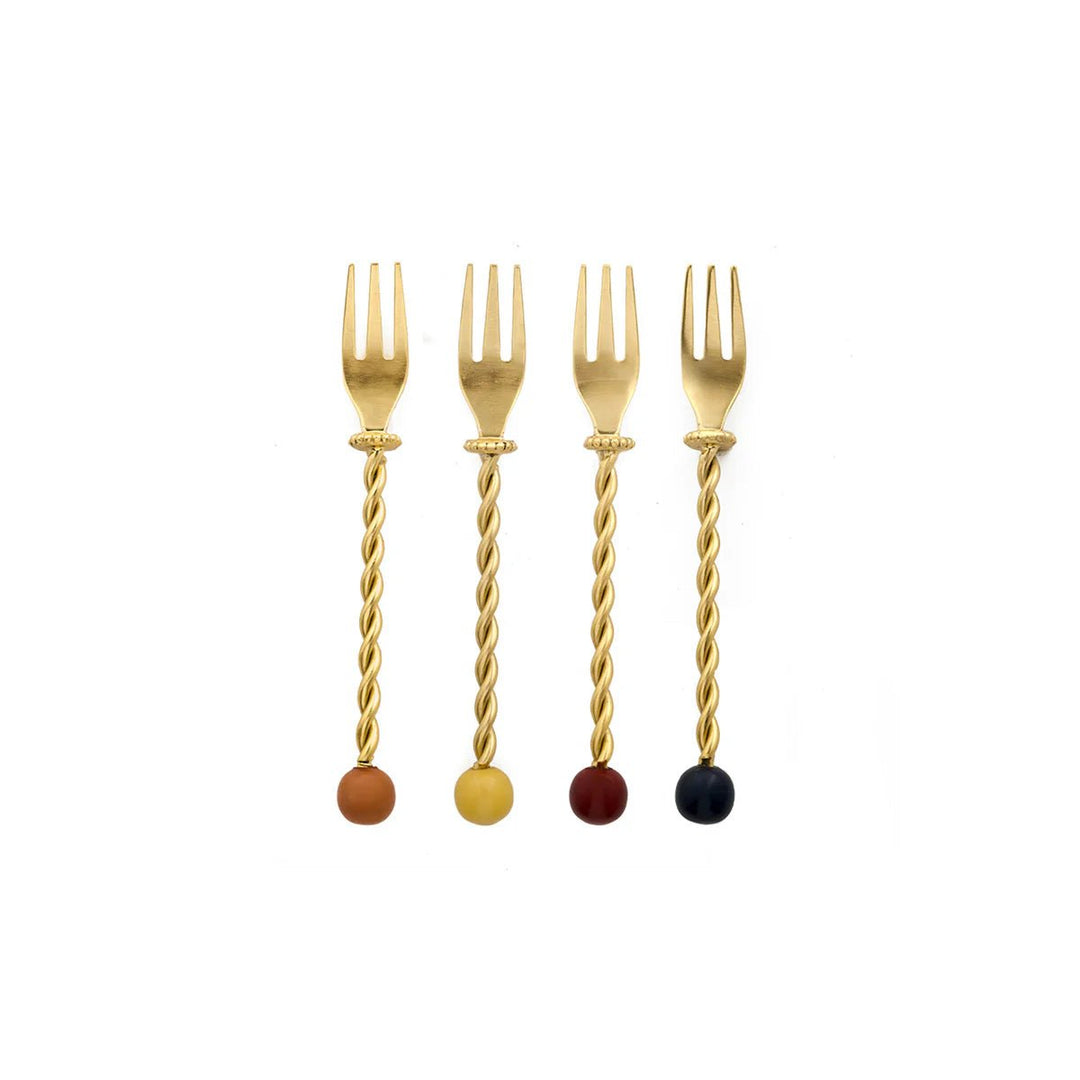 Tenedor de Postre Torchon Set/4 - La Compañía Francesa