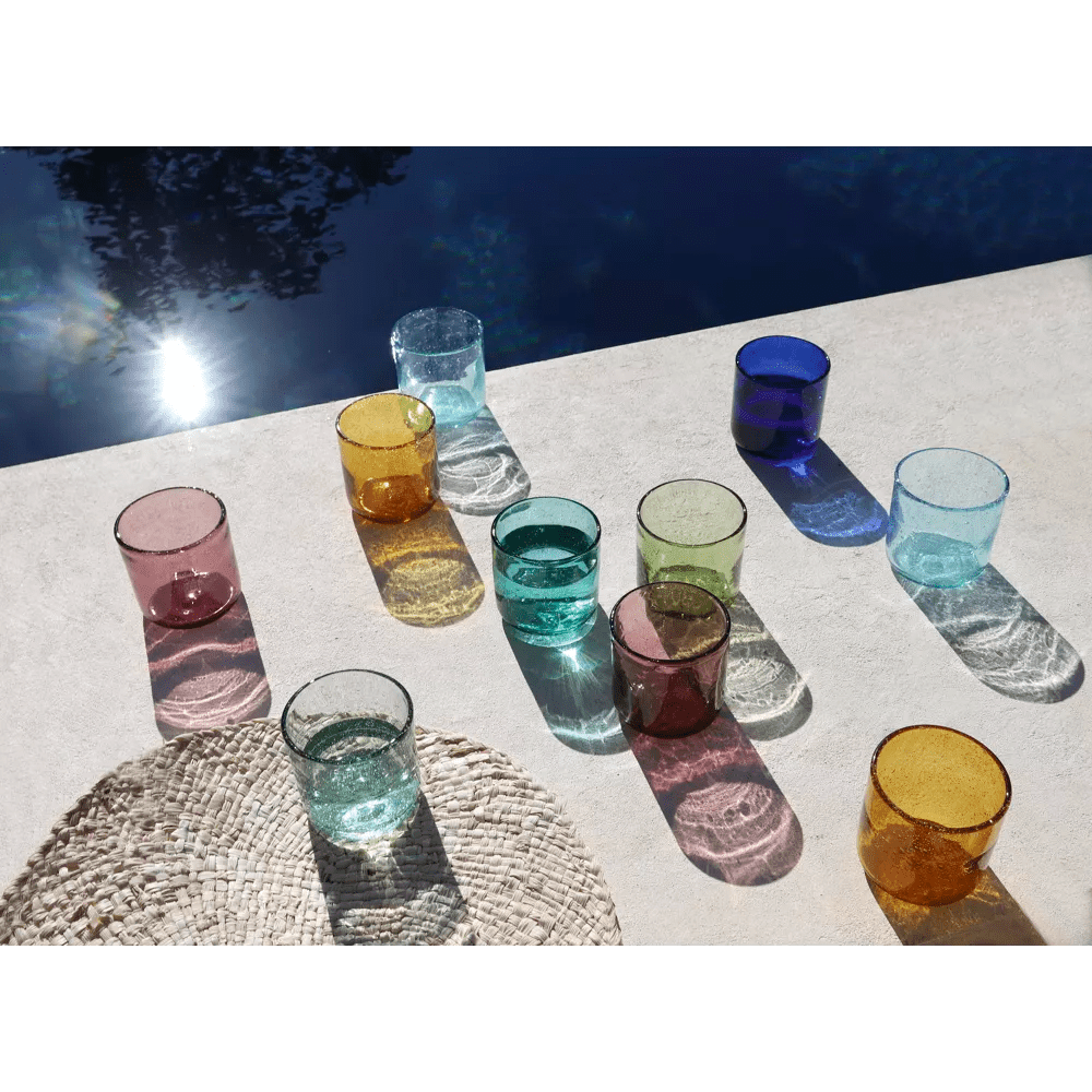 Vaso Dark Aqua Set/6 - La Compañía Francesa