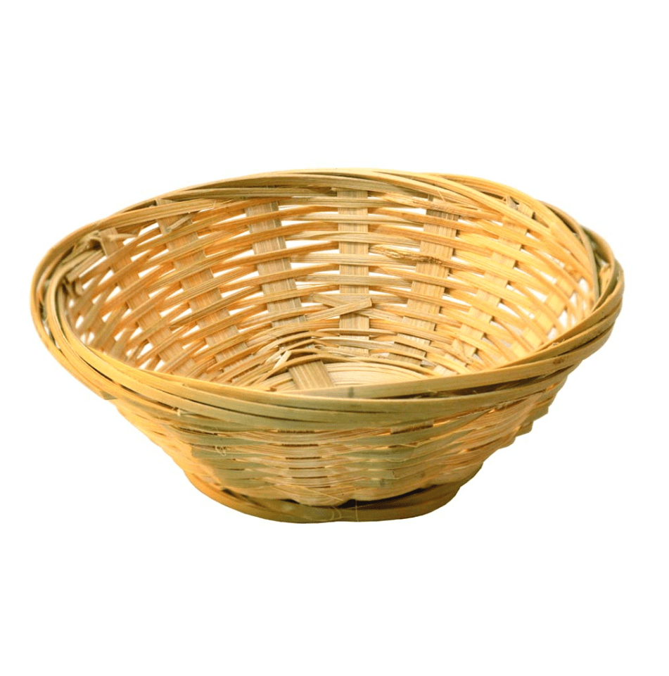 Cestita de Pan Redondo Bambú Set/2 - La Compañía Francesa