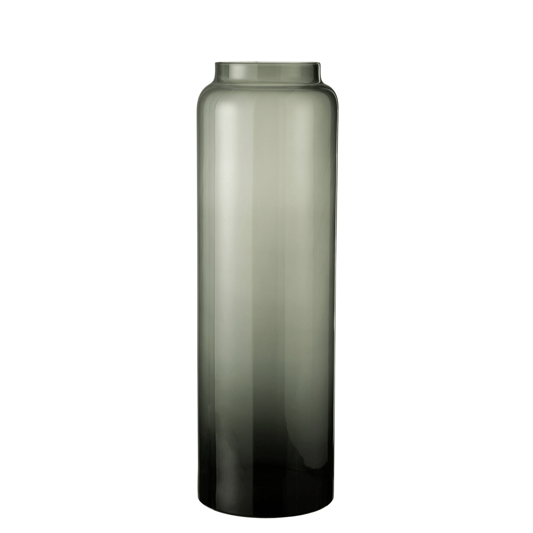 Jarrón Recto Cristal Gris Grande - La Compañía Francesa
