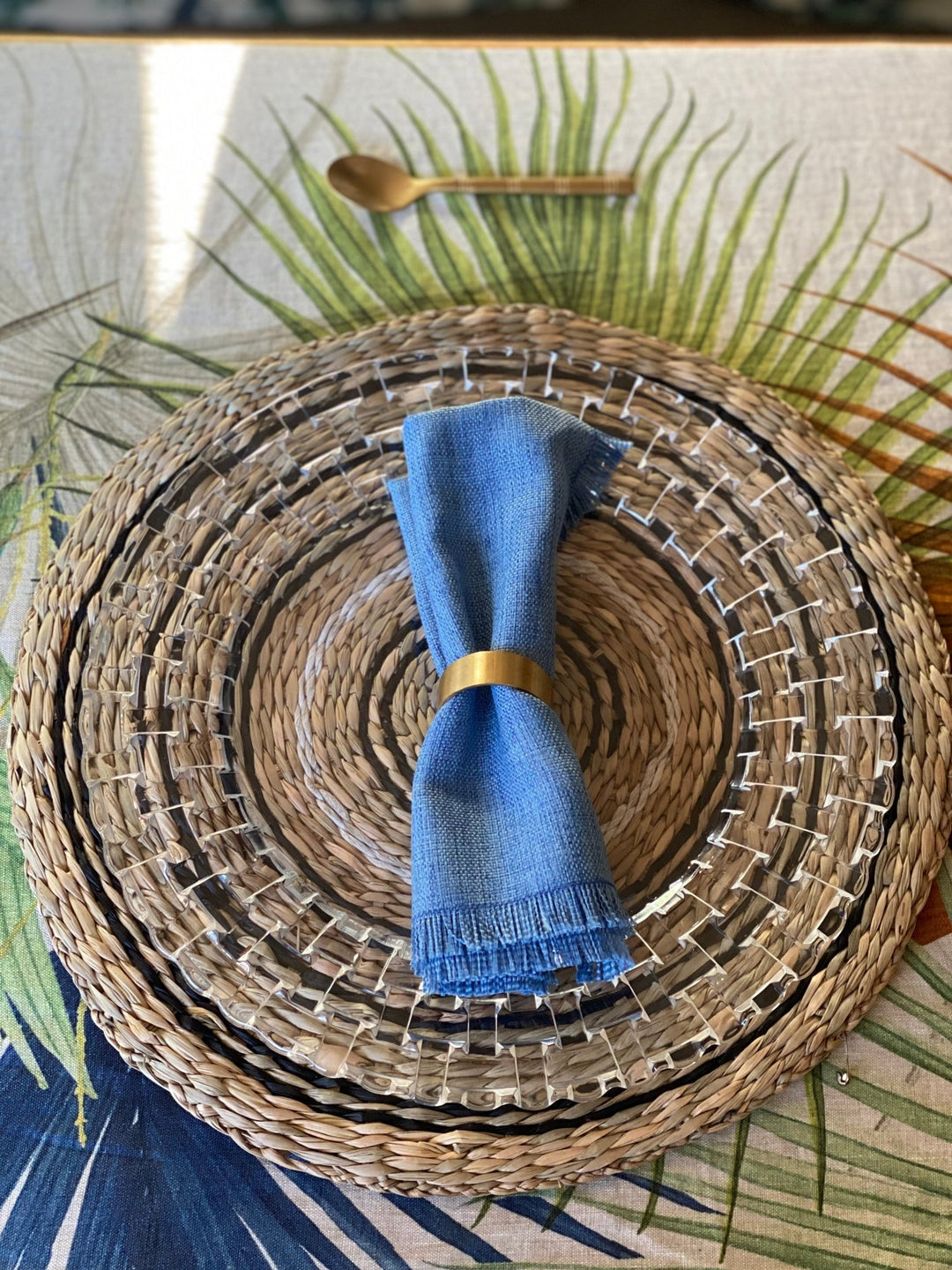 Servilleteros Dorados para Servilletas Set/4 - La Compañía Francesa